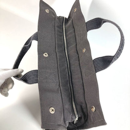 Hermes Handbag Her Line MM Canvas Gray