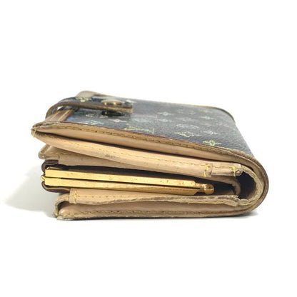 Louis Vuitton Bifold Wallet Porte Monet Bier Viennois M92988 Monogram Multicolor