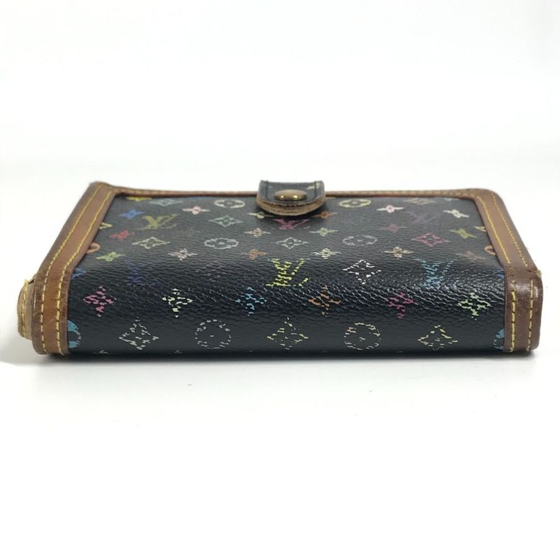 Louis Vuitton Bifold Wallet Porte Monet Bier Viennois M92988 Monogram Multicolor