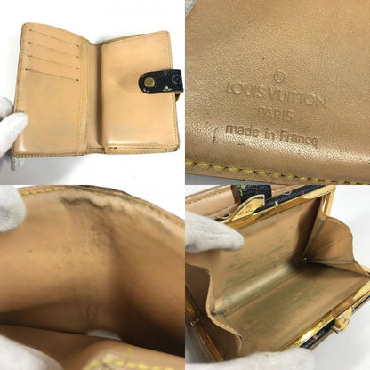 Louis Vuitton Bifold Wallet Porte Monet Bier Viennois M92988 Monogram Multicolor