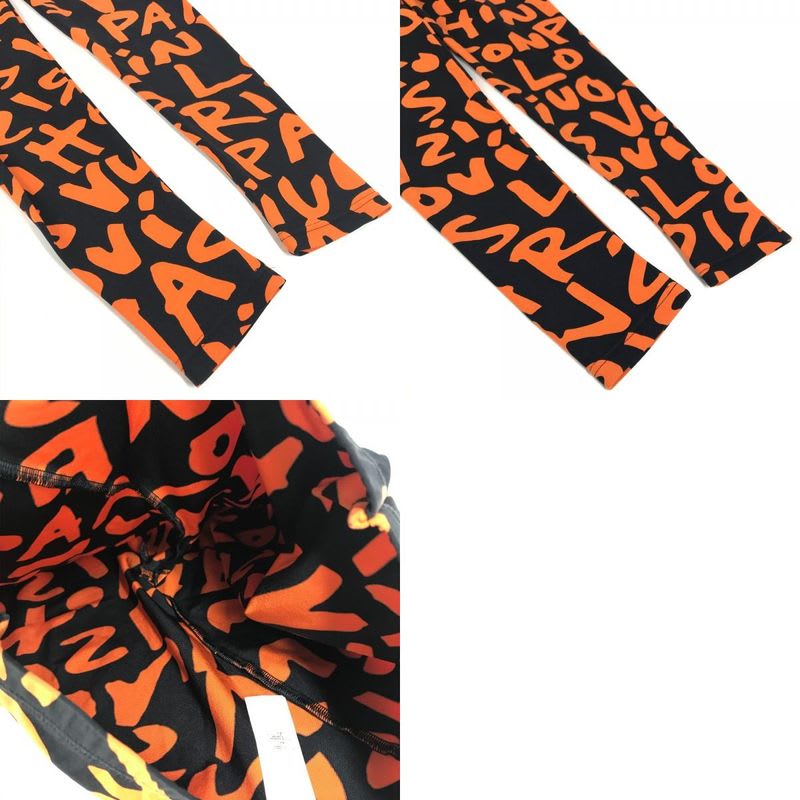 Louis Vuitton Pants Nylon Orange