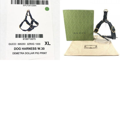Gucci Miscellaneous Pet Harness Leather Black