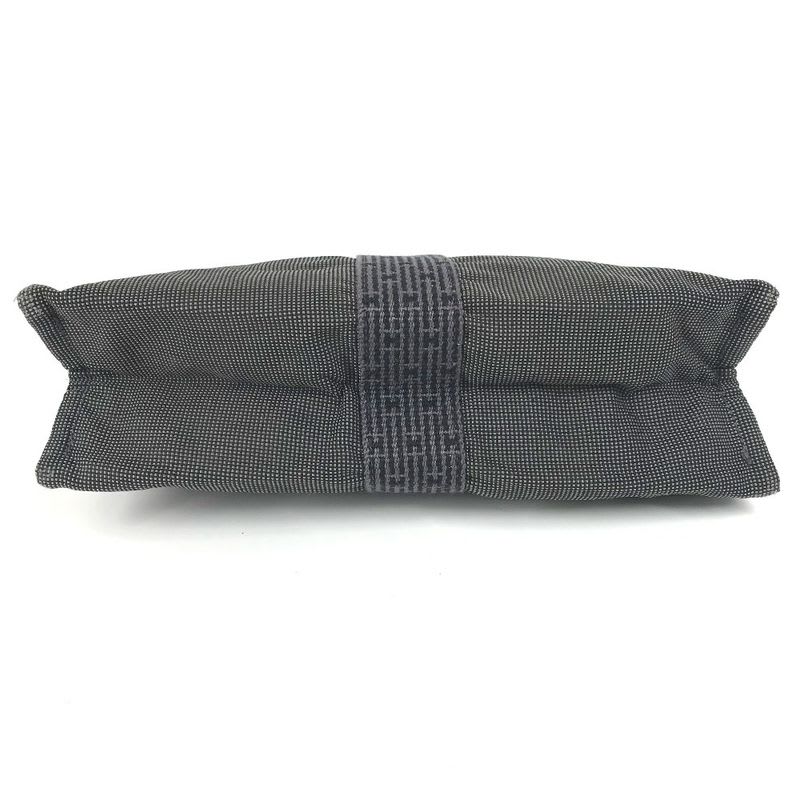 Hermes Pouch Herline Cotton Gray