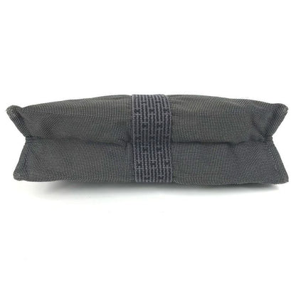 Hermes Pouch Her Line Cotton Gray