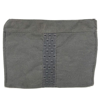 Hermes Pouch Her Line Cotton Gray