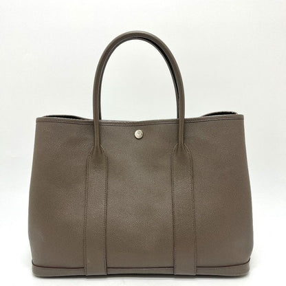 Hermes Tote Bag Garden Party 36 Veau Epsom Gris Etan Gray