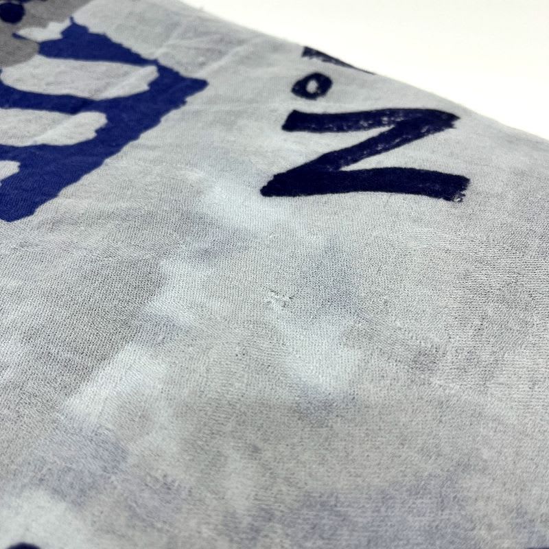 Chanel Shawl No5 Perfume Cashmere Blue