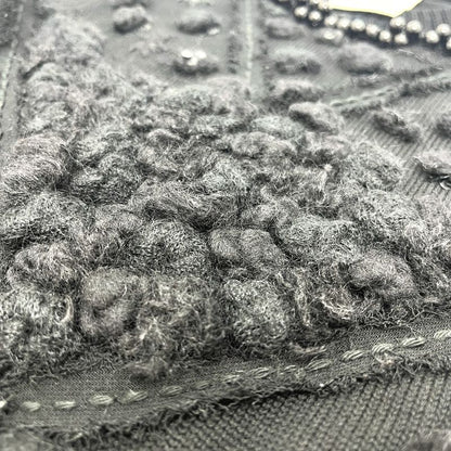 Chanel Dress Bijou Decoration P36973 Wool Black