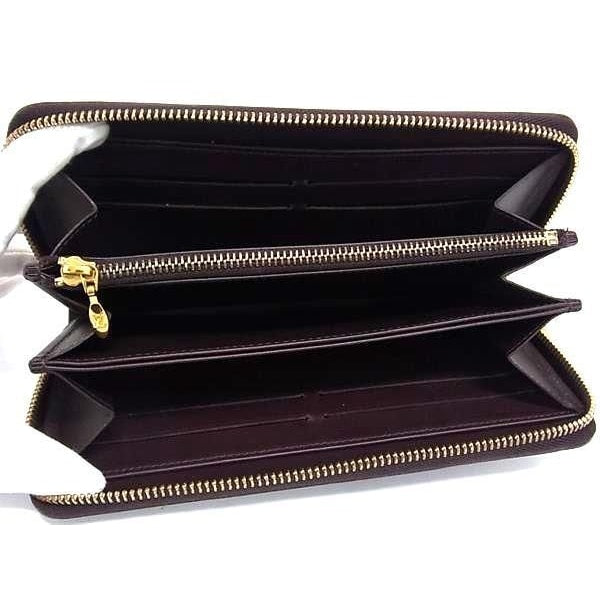 Louis Vuitton Wallet Zippy Amarant Monogram Vernis Round