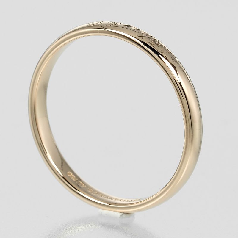 Tiffany & Co Notes Lucida 18K Pink Gold No 19 Men's 3.2 g Ring