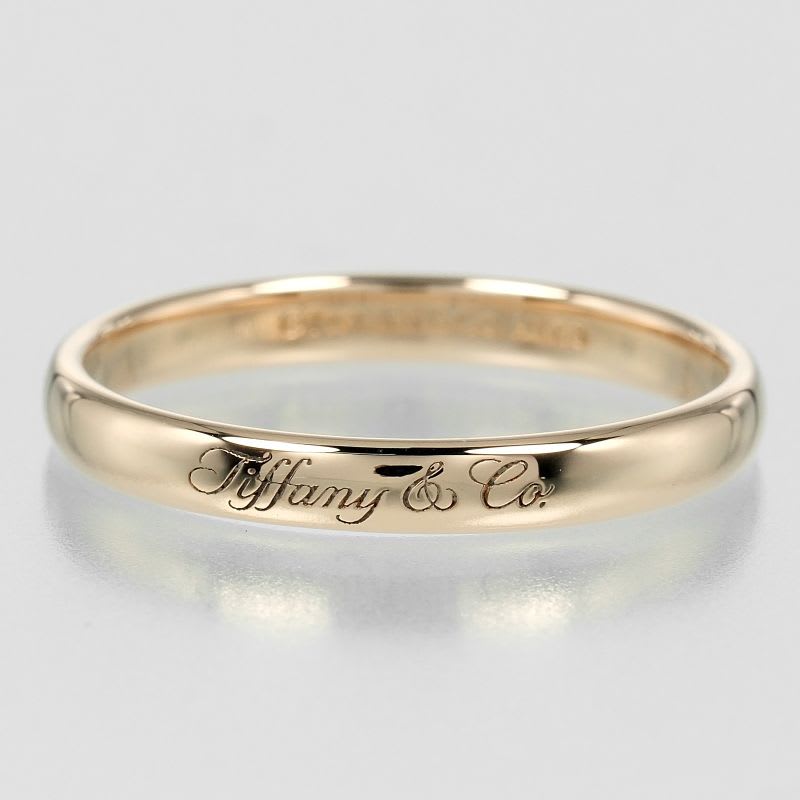 Tiffany & Co Notes Lucida 18K Pink Gold No 19 Men's 3.2 g Ring