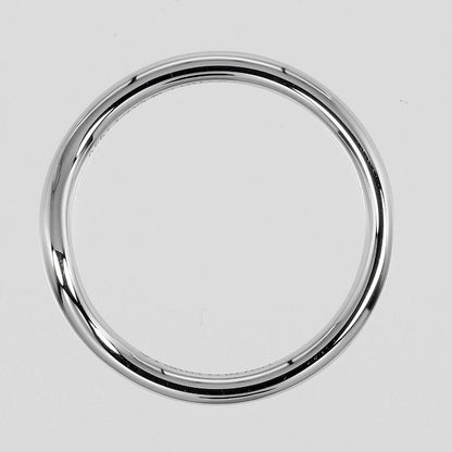 Tiffany & Co Curved Band Pt950 Platinum No 8 Women's 3.3 g Ring
