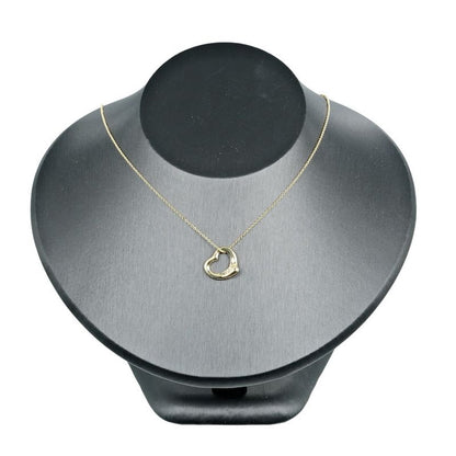 Tiffany & Co Open Heart 18K Yellow Gold Women's 4.25g Necklace