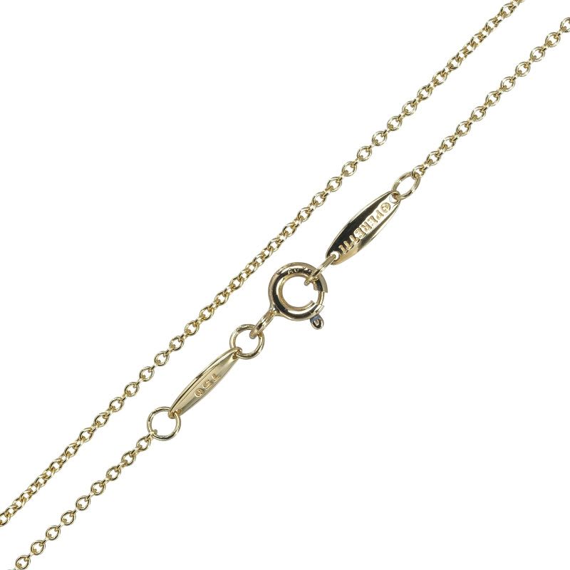 Tiffany & Co Open Heart 18K Yellow Gold Women's 4.35g Necklace