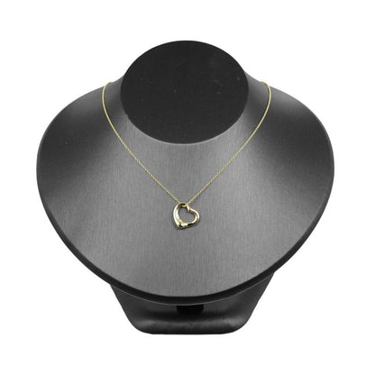 Tiffany & Co Open Heart 18K Yellow Gold Women's 4.35g Necklace