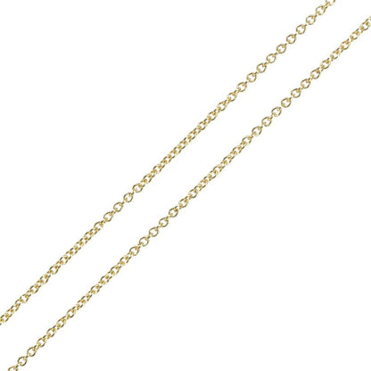 Tiffany & Co Open Heart 18K Yellow Gold Crystal Women's 4.28g