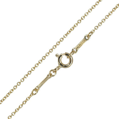 Tiffany & Co Open Heart 18K Yellow Gold Crystal Women's 4.28g