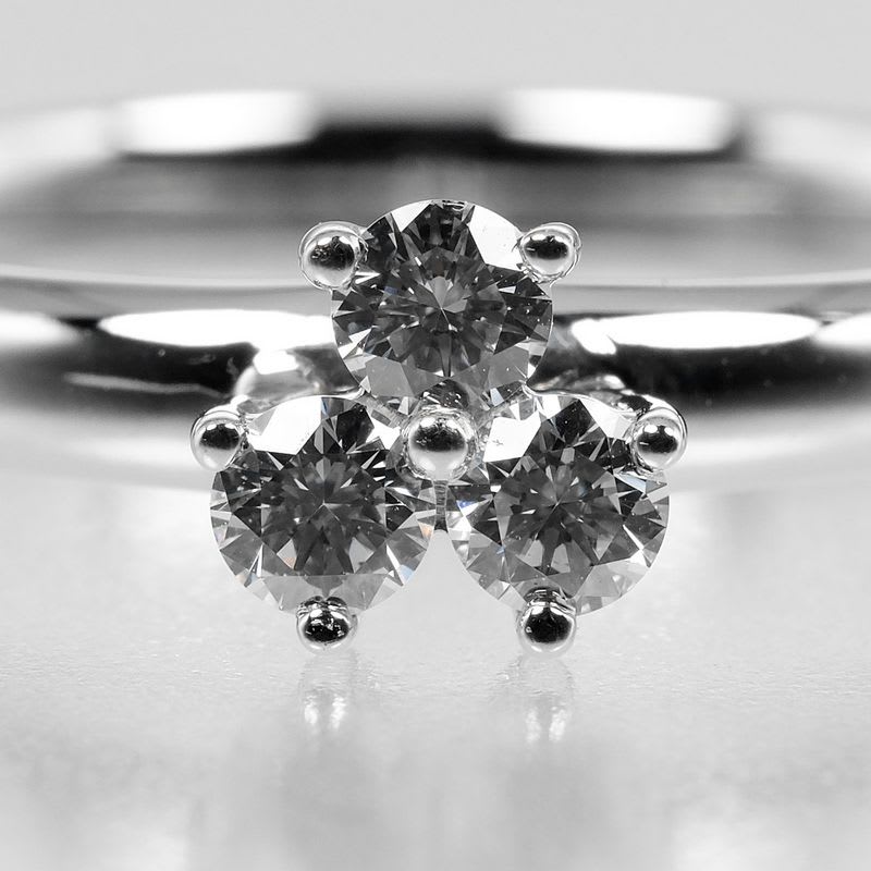 Tiffany & Co Aria Pt950 Platinum Diamond No 8 Women's 3.7 g Ring