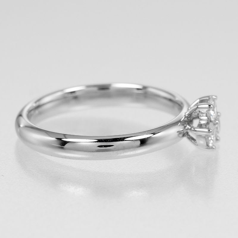 Tiffany & Co Aria Pt950 Platinum Diamond No 8 Women's 3.7 g Ring