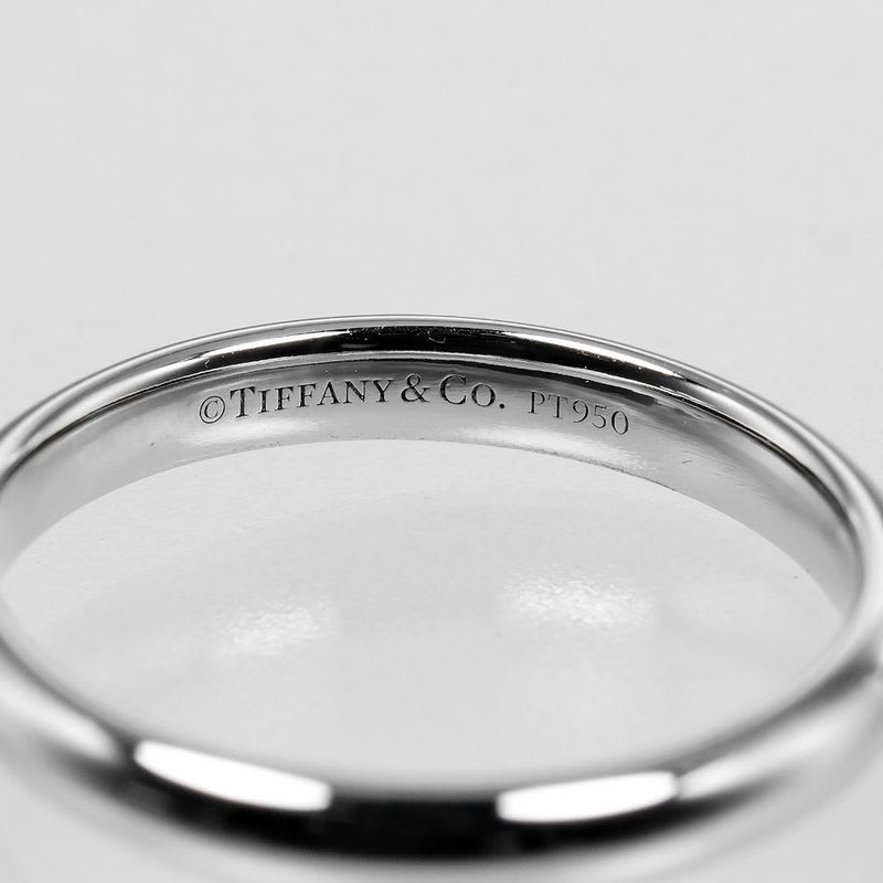 Tiffany & Co Aria Pt950 Platinum Diamond No 8 Women's 3.7 g Ring