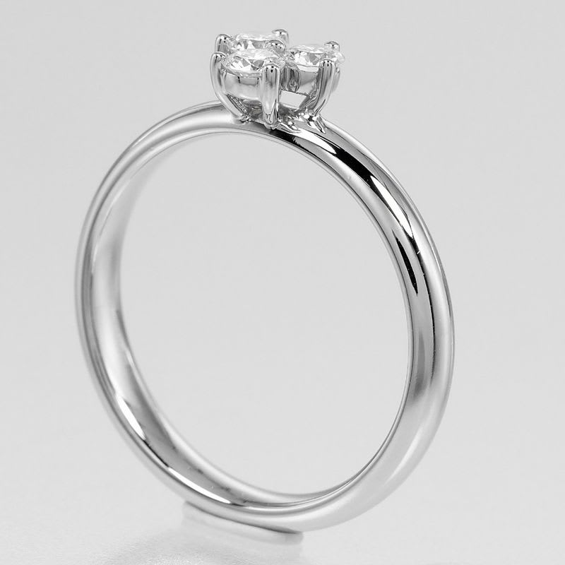 Tiffany & Co Aria Pt950 Platinum Diamond No 8 Women's 3.7 g Ring