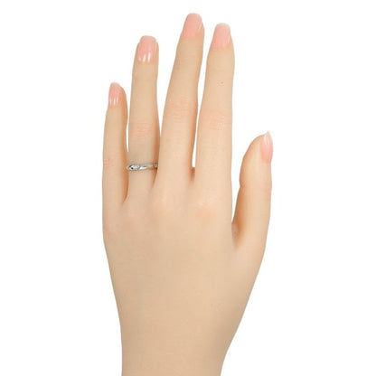 Tiffany & Co True Pt950 Platinum Diamond Size 7.5 Women's 4.4