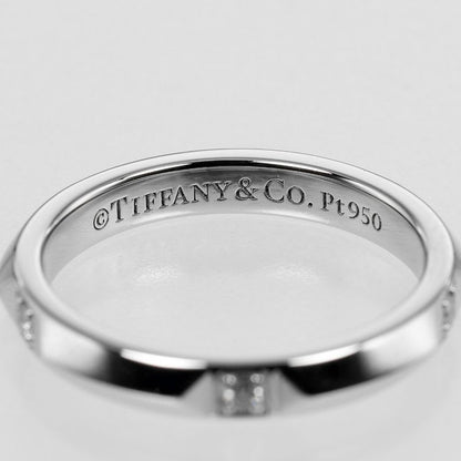 Tiffany & Co True Pt950 Platinum Diamond Size 7.5 Women's 4.4