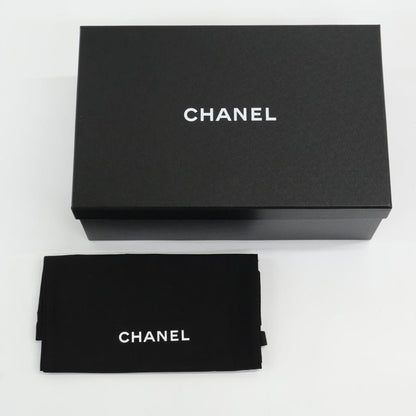 Chanel G35617 Velvet Calfskin Kakeru Fabric Coco Mark Low Cut Sneakers 38