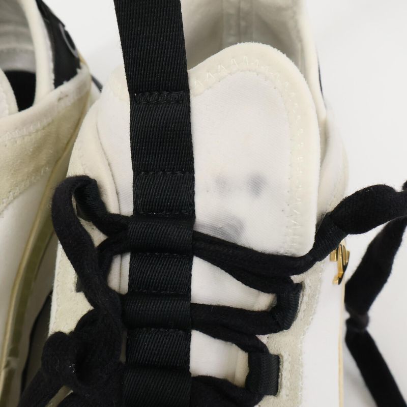 Chanel G35617 Velvet Calfskin Kakeru Fabric Coco Mark Low Cut Sneakers 38