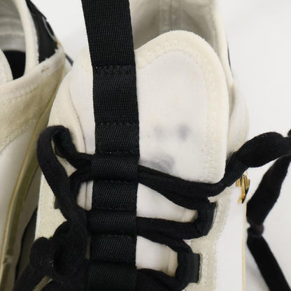 Chanel G35617 Velvet Calfskin Kakeru Fabric Coco Mark Low Cut Sneakers 38