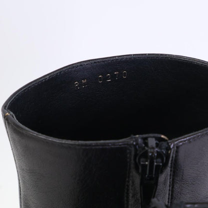 Celine Triomphe Hardware Claude Ankle Boots/chunky Heel Short Boots 38