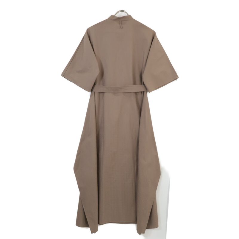 Hermes [24ss] 4h0502db Mosaique H Mosaic Jacquard Belted Country Dress 32