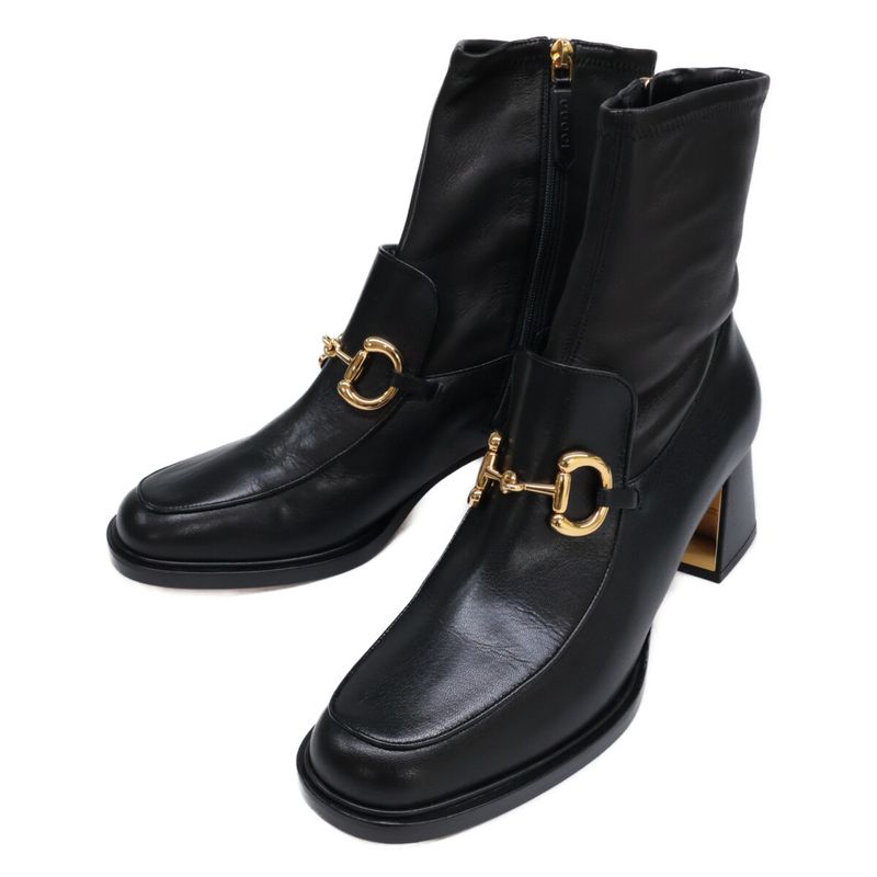 Similar To Gucci 719830 Horsebit Women's Boots 41
