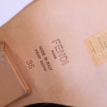 Fendi Similar Croco Shape Push Cut Walk Western Boots 36