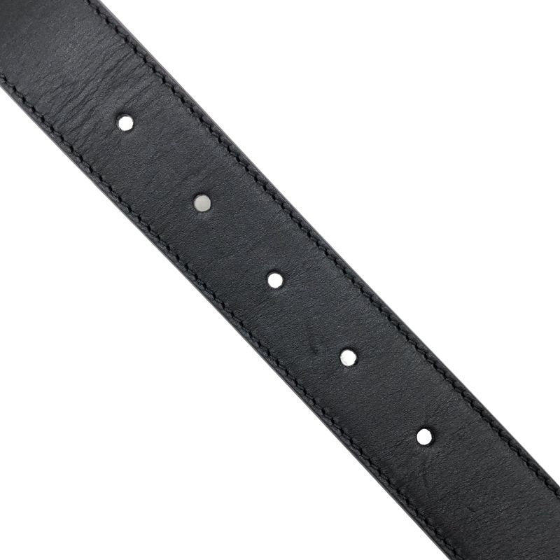 Gucci Double G Leather Belt 414516 Black 70