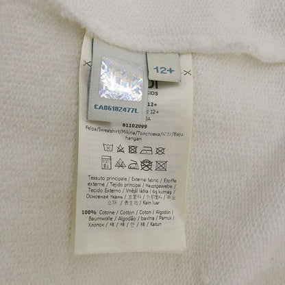 Fendi Cotton Logo Embroidery Sweat Tops Kids White 12 61102099 12