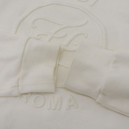 Fendi Cotton Logo Embroidery Sweat Tops Kids White 12 61102099 12