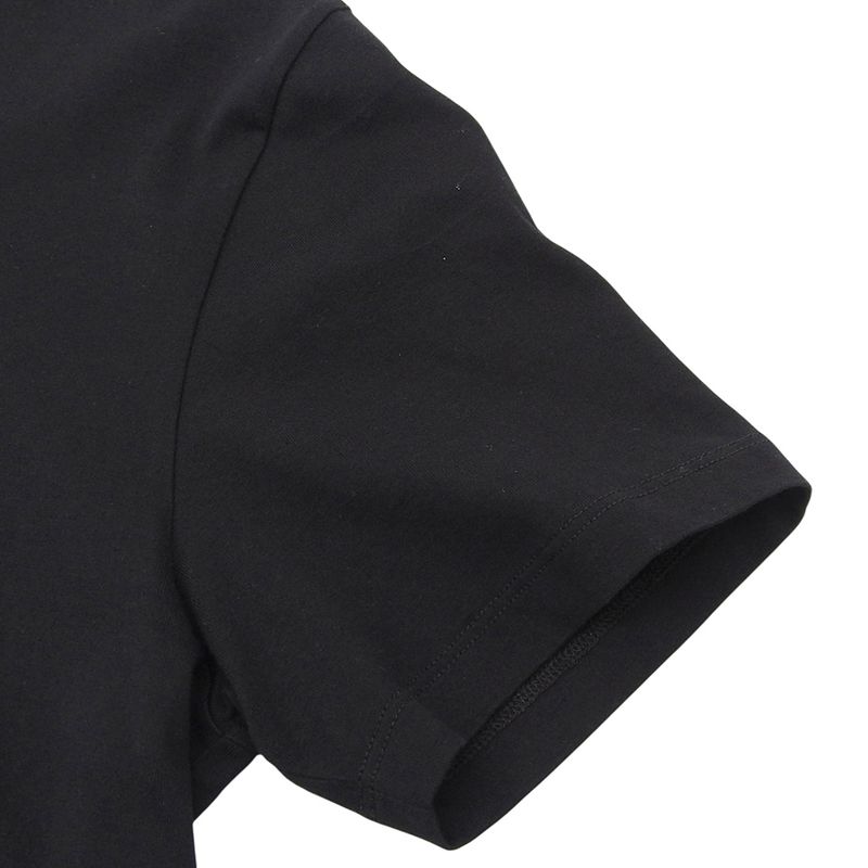 Versace Medusa Embroidery T-shirt Cotton Tops Men's Black S A88653 A228806 S