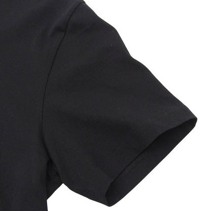 Versace Medusa Embroidery T-shirt Cotton Tops Men's Black S A88653 A228806 S