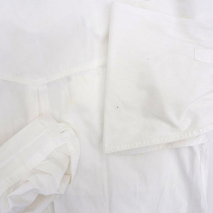 Versace Jeans Versace Jeans 100 Cotton Silver Medusa Button Band Collar L S