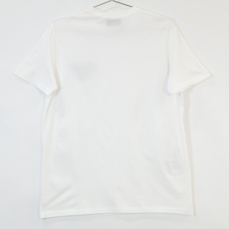 Prada 35838 20 Years White Rubber Lying Logo T-shirt [in-house Maintenance] S