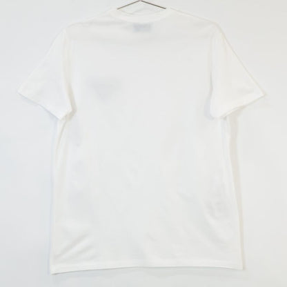 Prada 35838 20 Years White Rubber Lying Logo T-shirt [in-house Maintenance] S