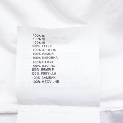 Prada 35838 20 Years White Rubber Lying Logo T-shirt [in-house Maintenance] S