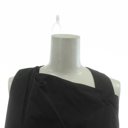 Balenciaga Black Dress Sleeveless Knee Length Deformation 36 XS
