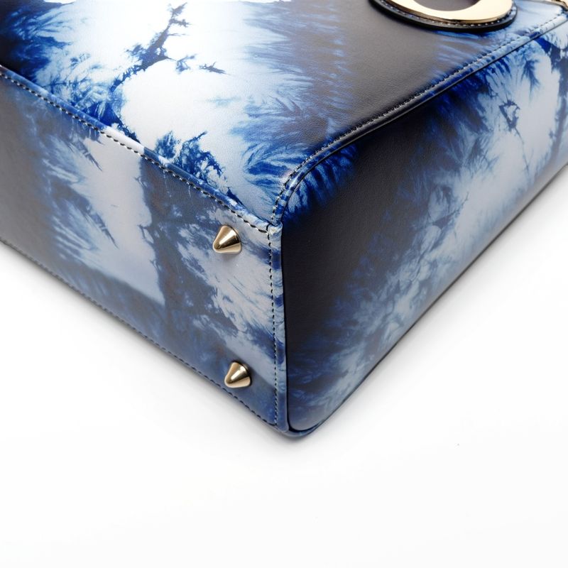 Dior Handbag Jacquard Shoulder 2-Way Tie Dye
