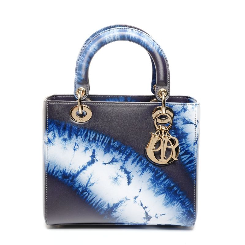 Dior Handbag Jacquard Shoulder 2-Way Tie Dye