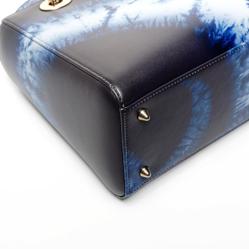 Dior Handbag Jacquard Shoulder 2-Way Tie Dye