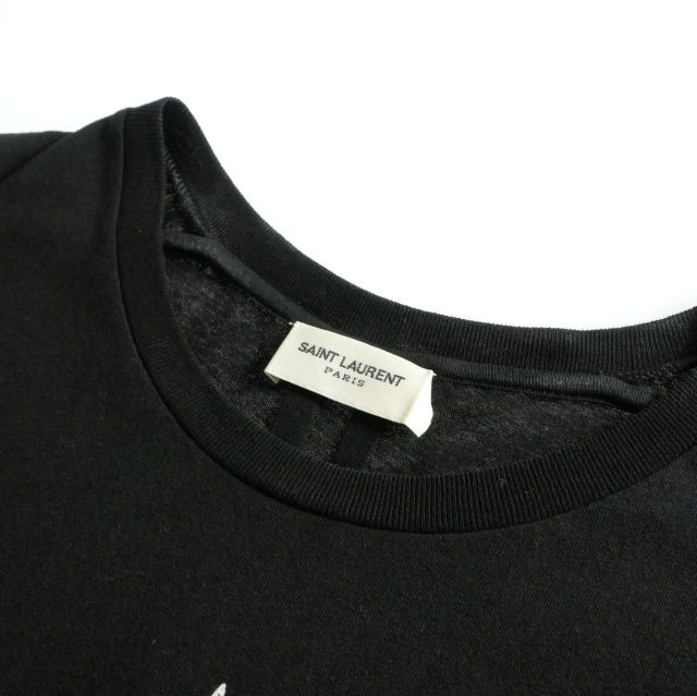 Saint Laurent Paris 16AW Palladium Star Print T-shirt Cut And Sewn S Black