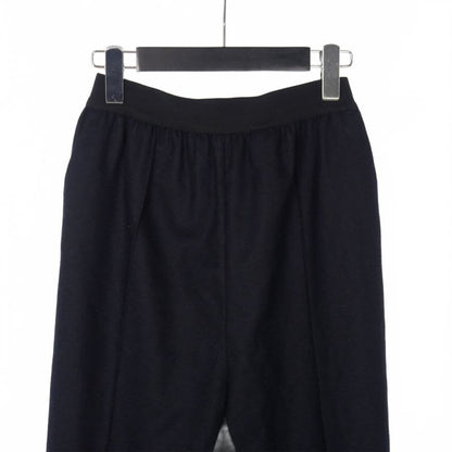 Celine Front And Back Switching Slim Wool Pants Slacks 34 Navy Black