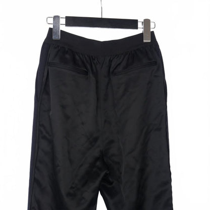 Celine Front And Back Switching Slim Wool Pants Slacks 34 Navy Black
